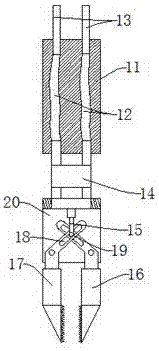 Special feeding and blanking device for numerical control machine tool