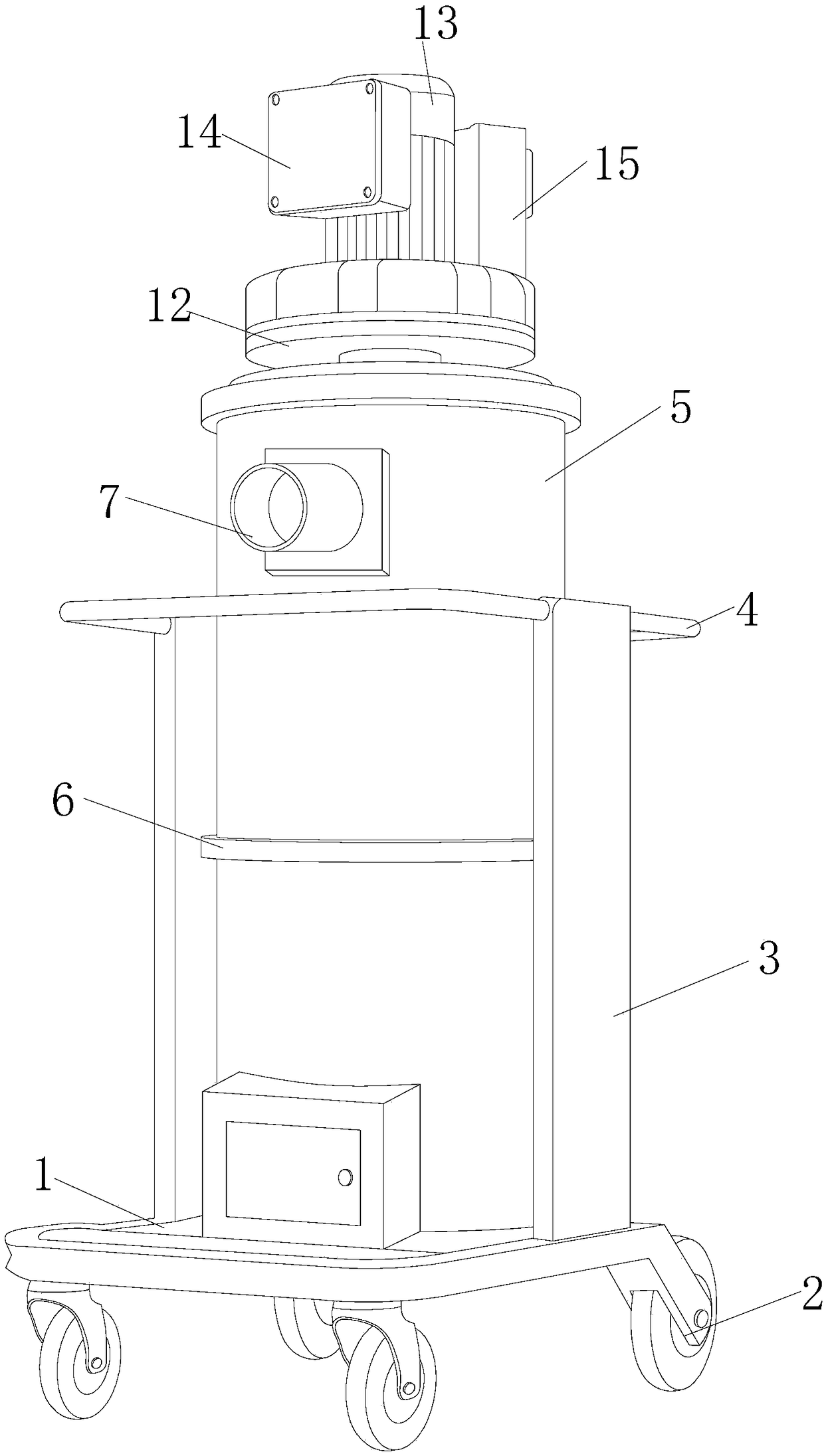 Environmental-protection air cleaning equipment used for hardware production workshop