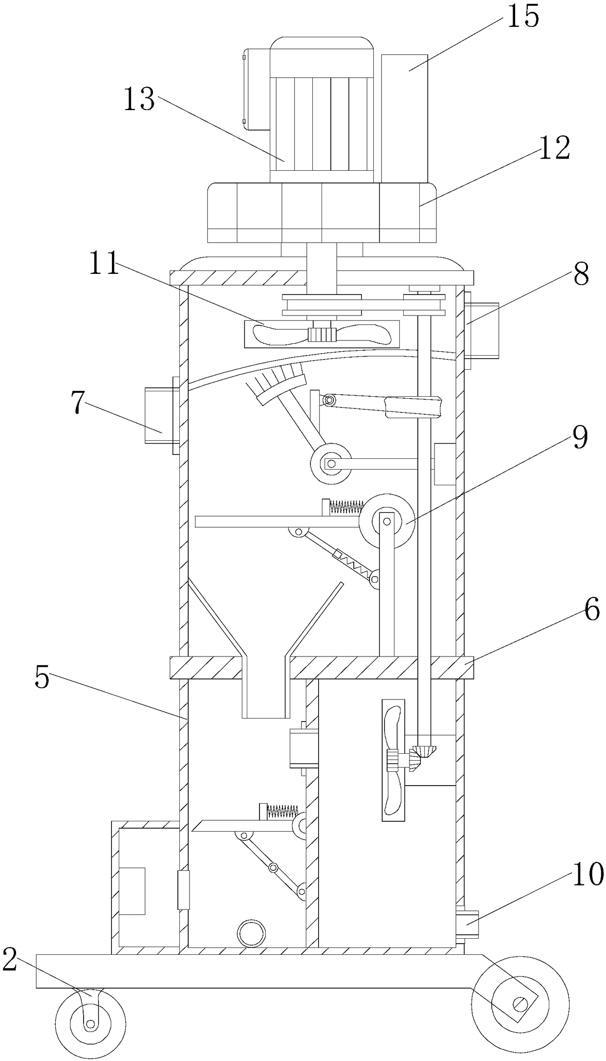 Environmental-protection air cleaning equipment used for hardware production workshop