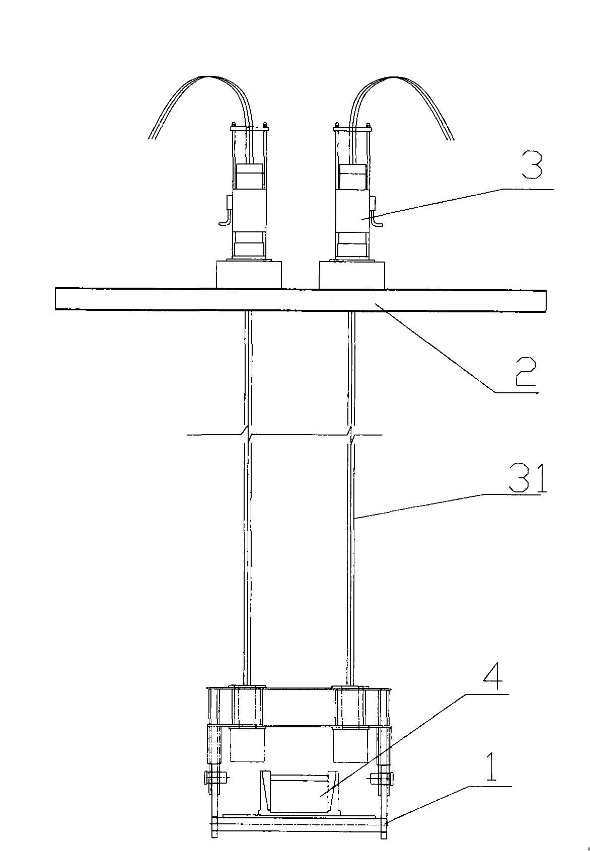 Method for hoisting by lifting belt vertically