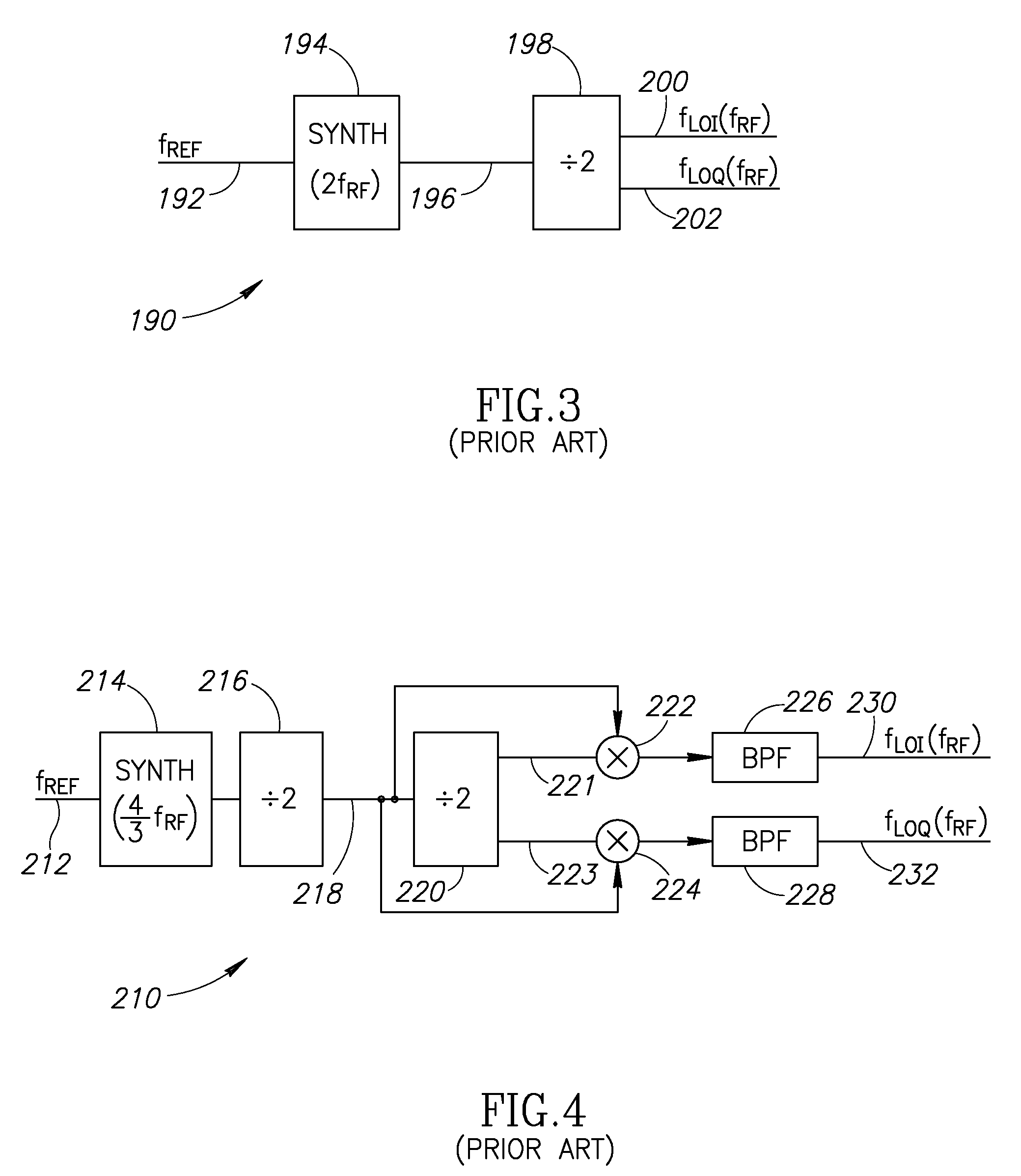 Local oscillator with non-harmonic ratio between oscillator and RF frequencies using XOR operation with jitter estimation and correction