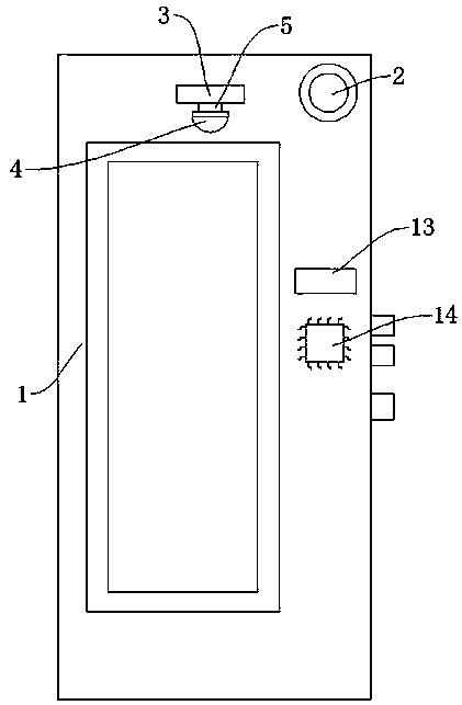 Household intelligent identification alarm device