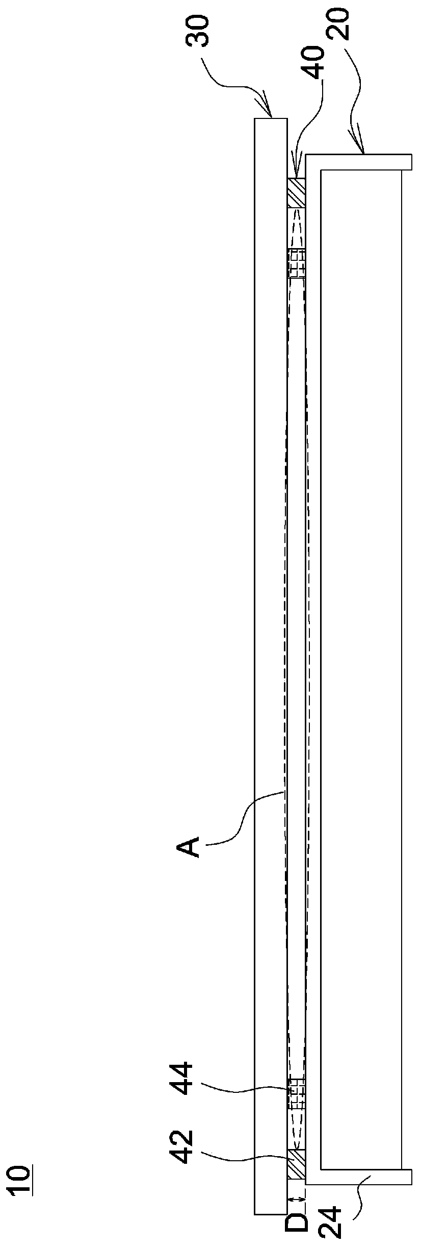 Touch display device and laminating method thereof