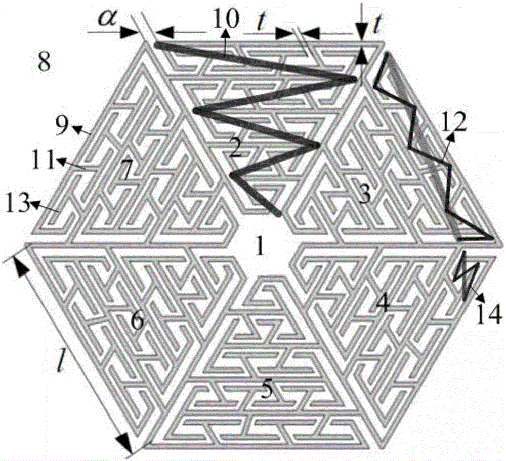 Fractal sound absorbing superstructure