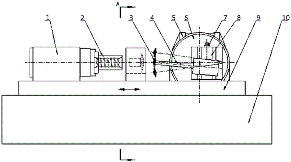 Nut Internal Thread Grinding Device with Replaceable Grinding Rod