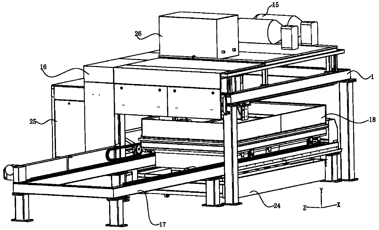 Disassembling device for photovoltaic module