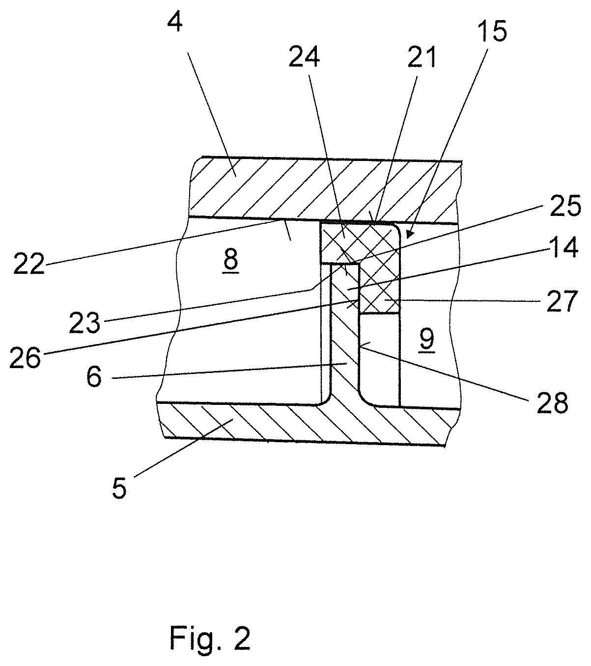 Device for lowering flow noises