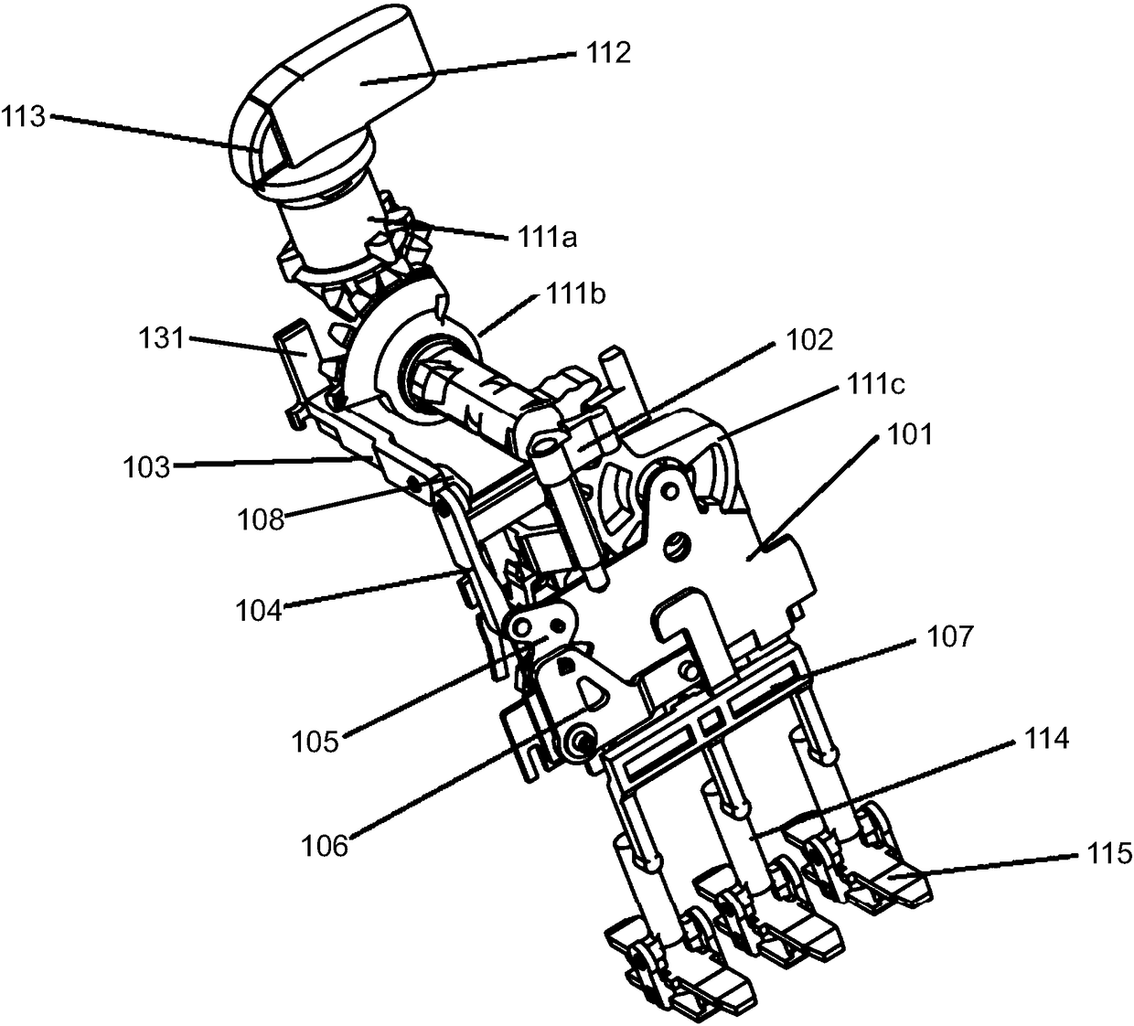 Auxiliary mechanism of the operating mechanism