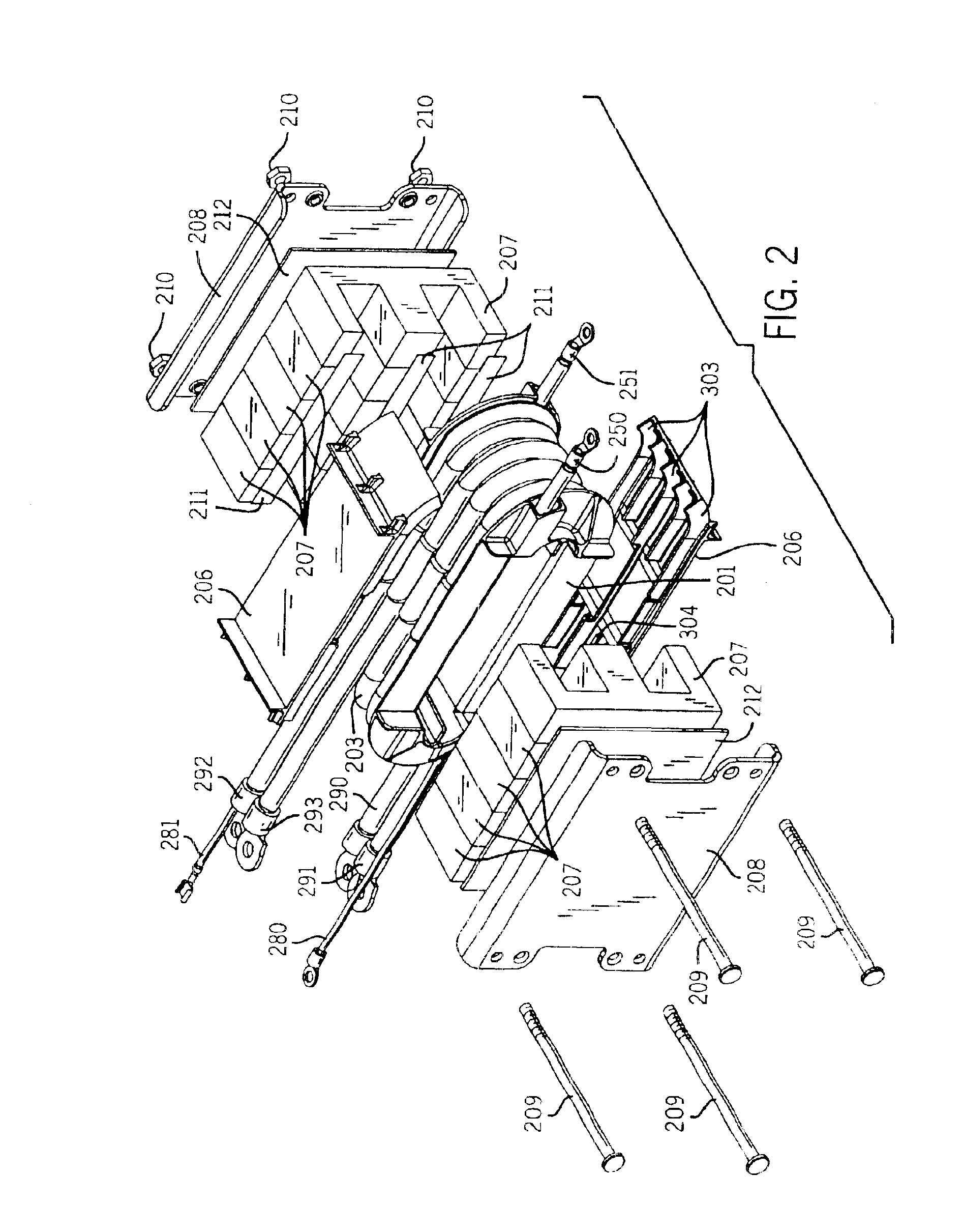 Welding power supply transformer