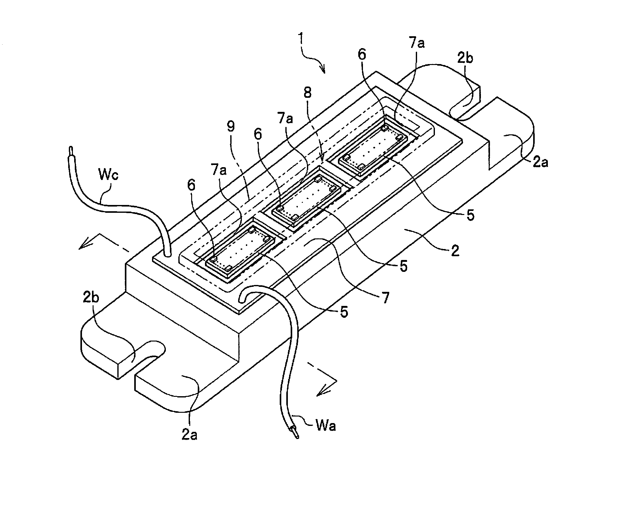 Light emitting device and lighting fixture