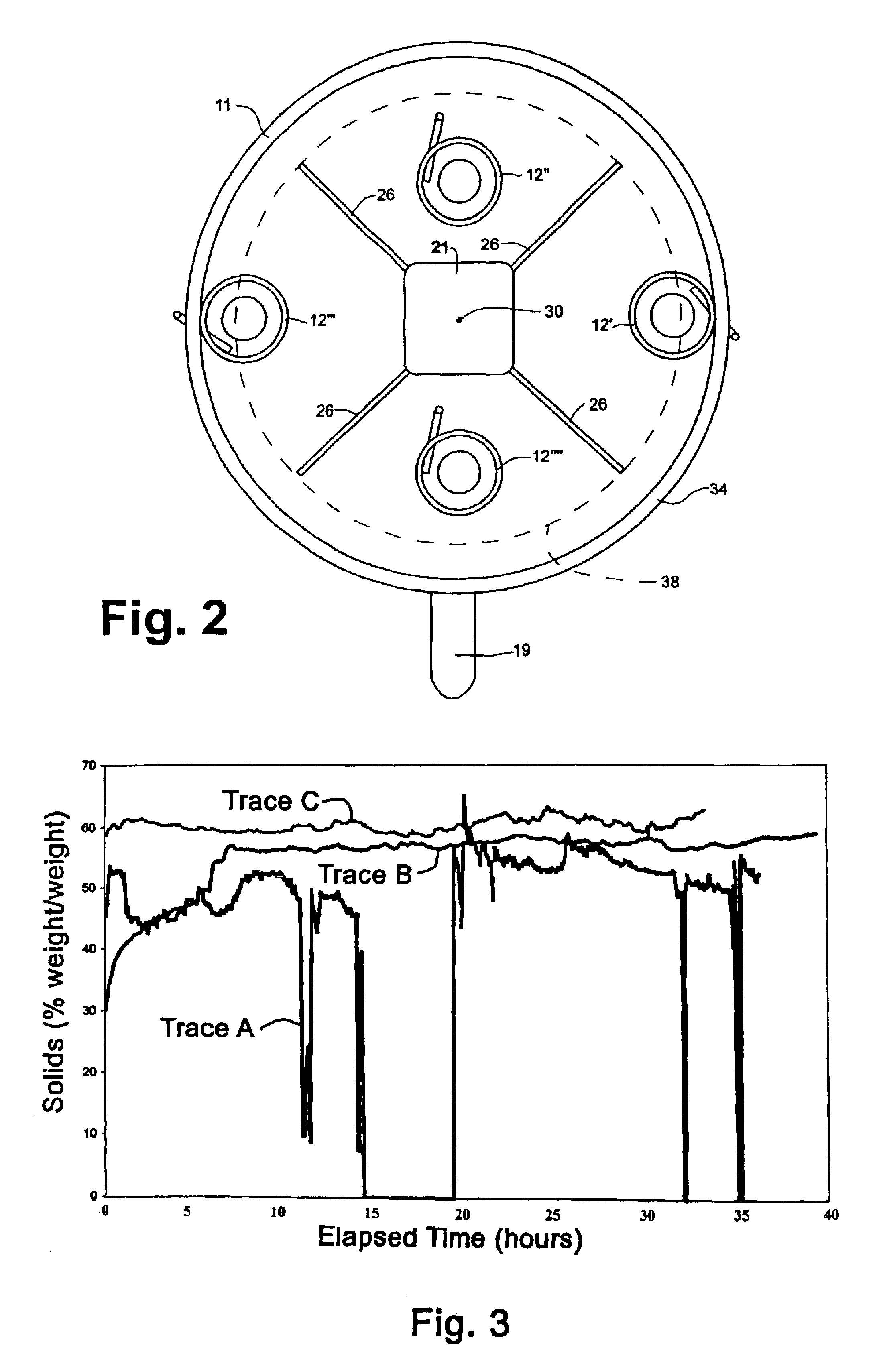 Apparatus for and method of settling of mineral slurries