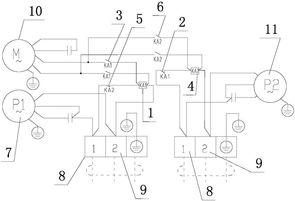 Invariable frequency one-drive-two air conditioning unit