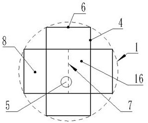 Processing method for processing rectangular photovoltaic cell silicon wafer by using primary single crystal silicon rod