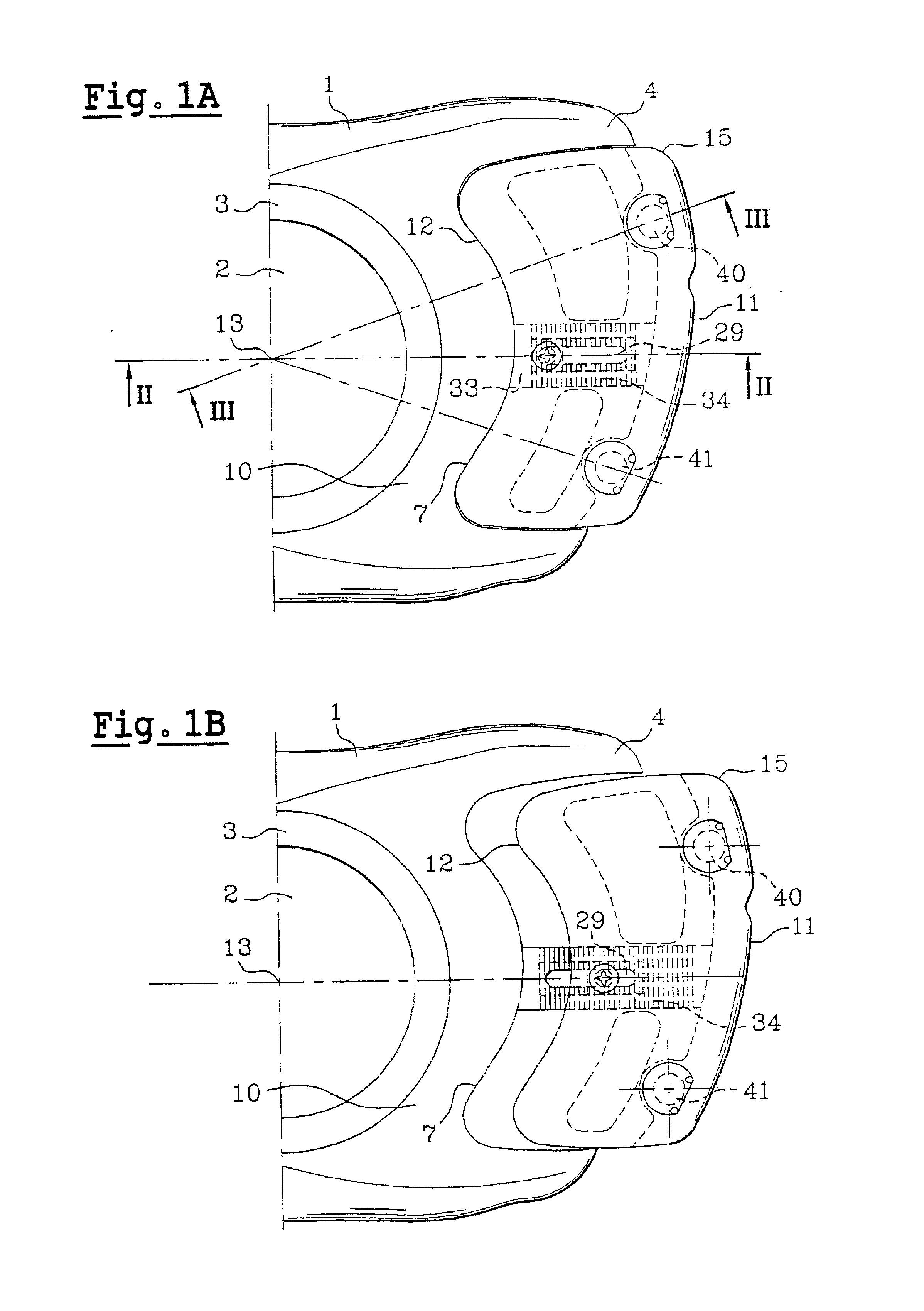 Element forming an inclined wedge used in a snowboard binding