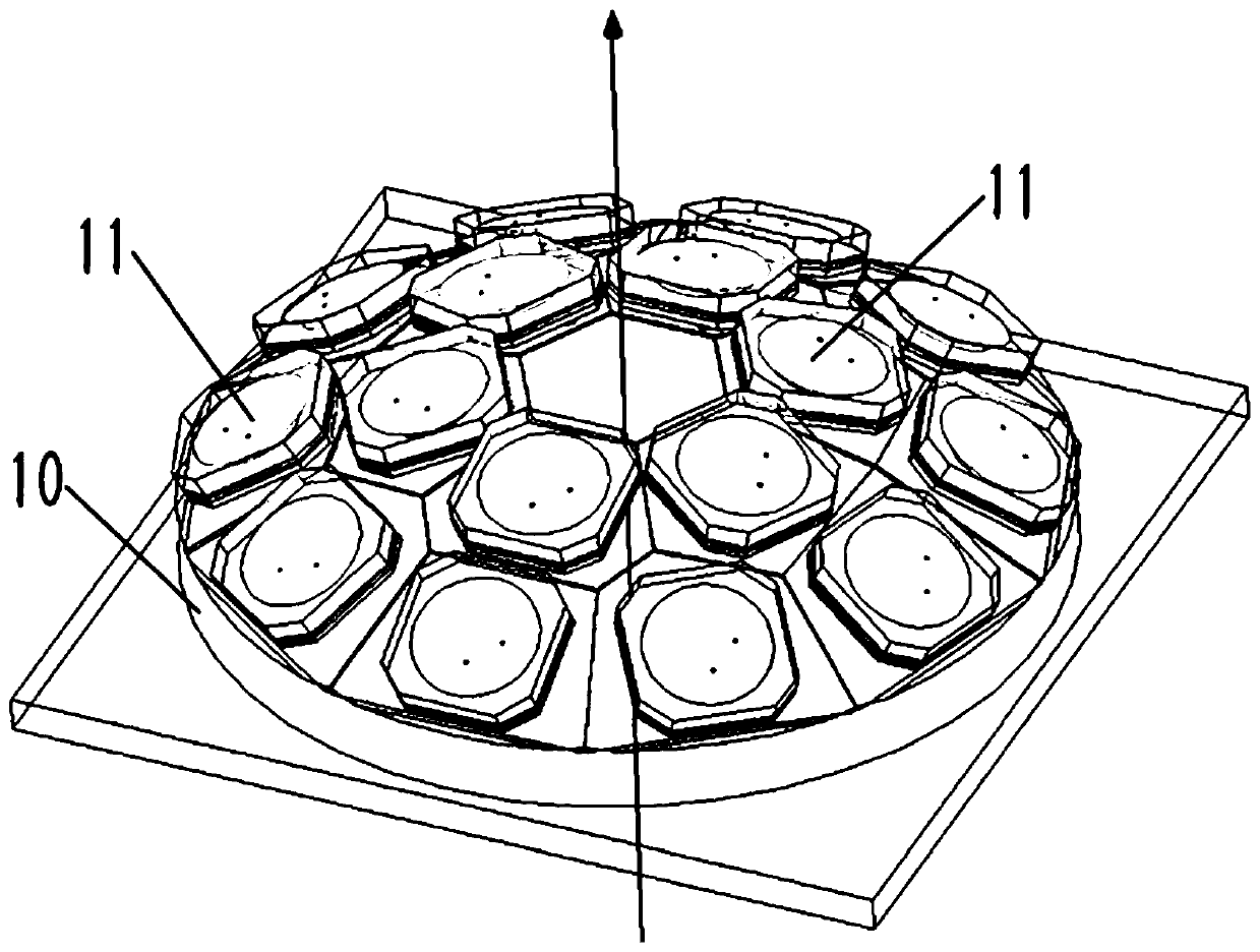 Satellite antenna and satellite navigation signal enhancement method