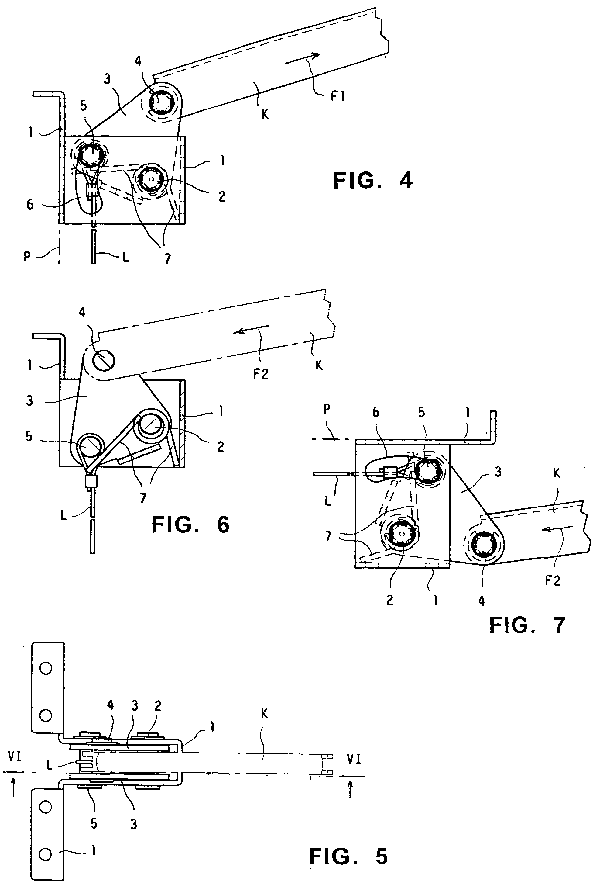 Device for operating by motor a section door, a swinging door and the like