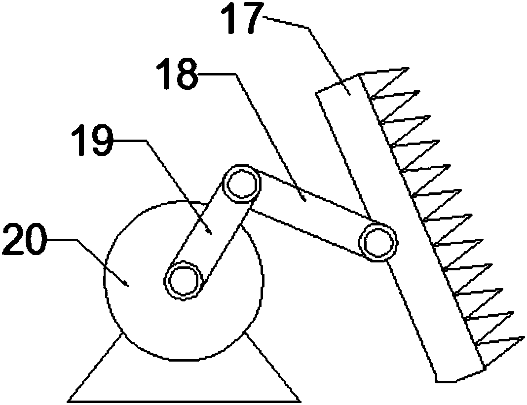 Shock-absorption crushing and screening device for large minerals