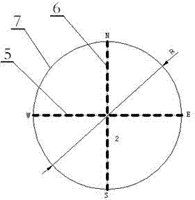 Method and device for detecting geological flaws at bottom of foundation pile holes through geological radar