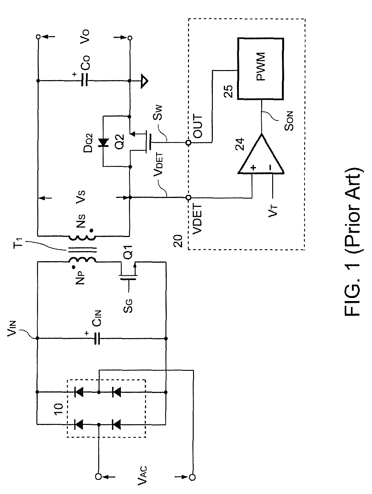 Adaptive synchronous rectification control method and apparatus