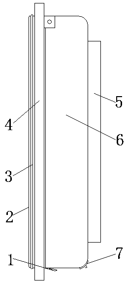 Host heat dissipation and dust prevention device for computer specialty