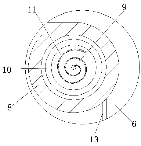 Host heat dissipation and dust prevention device for computer specialty