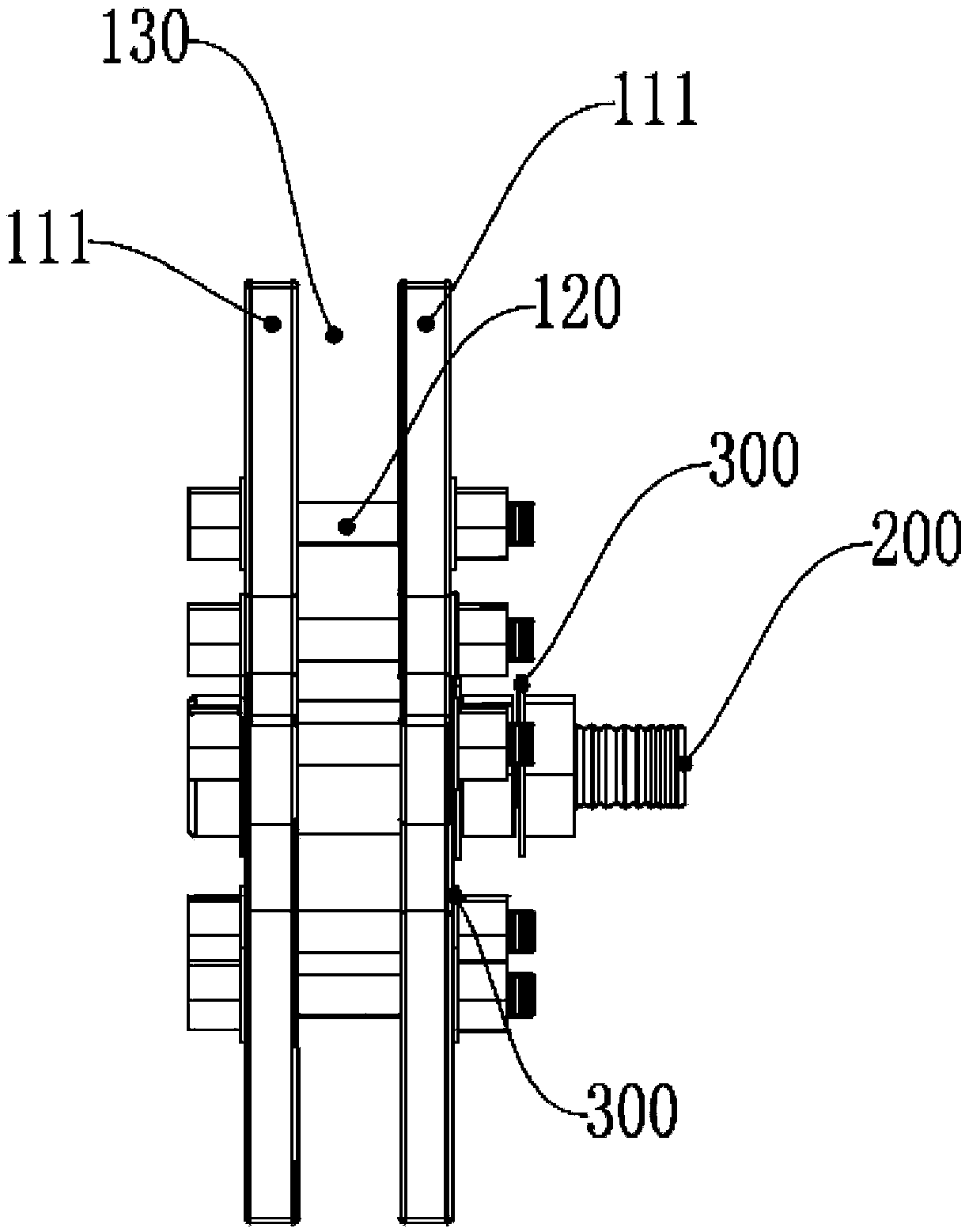 Star wheel transition device for padlock of safety rope