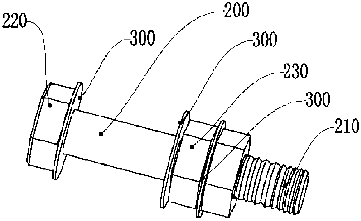 Star wheel transition device for padlock of safety rope