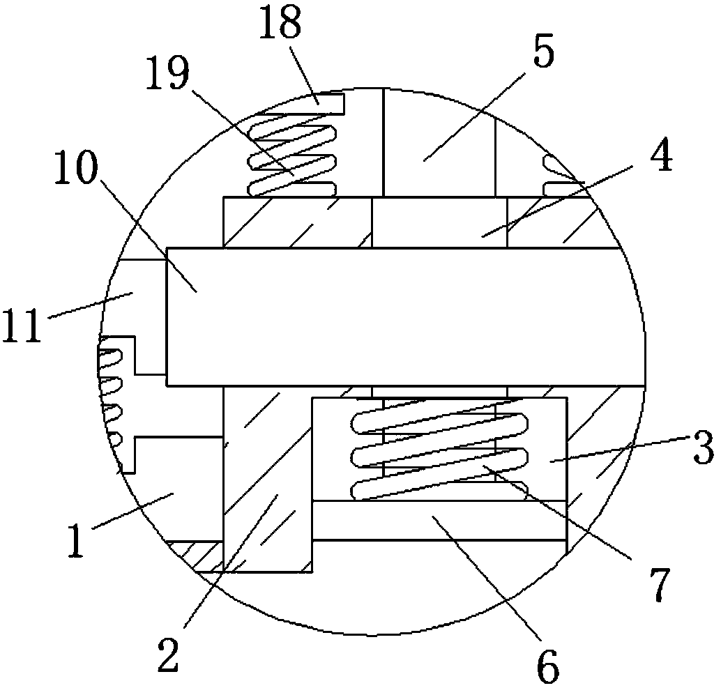 Granulator with damping function