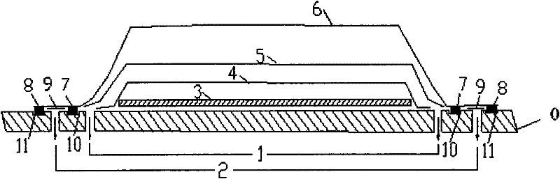 Encapsulation method for reducing vacuum leakage in composite material formation