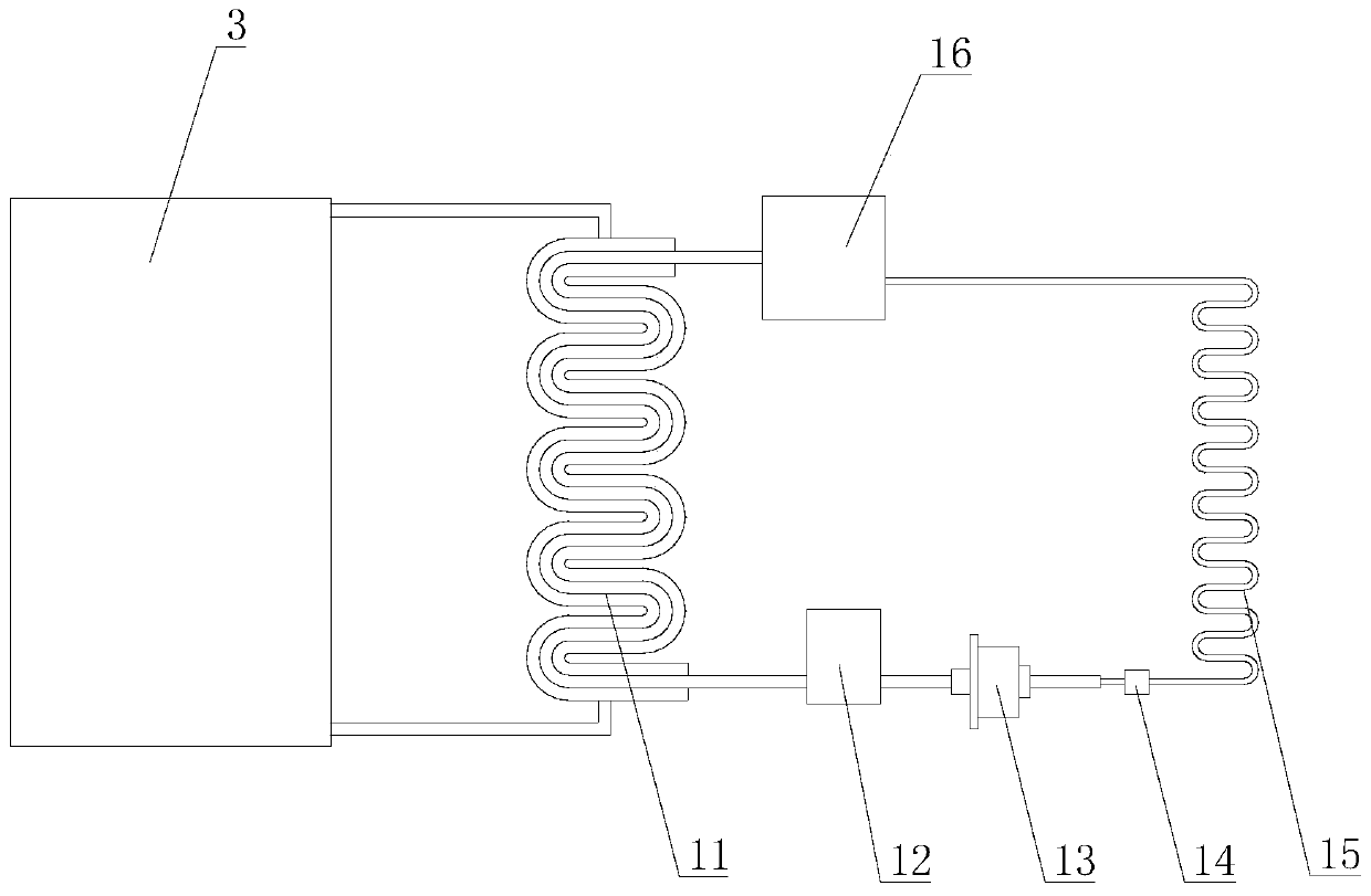 A combined heat supply device and heat supply method of a regenerative electric boiler and an air source heat pump