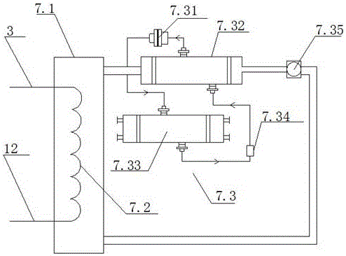 A heat-dissipating filter oil-immersed transformer in a power supply system