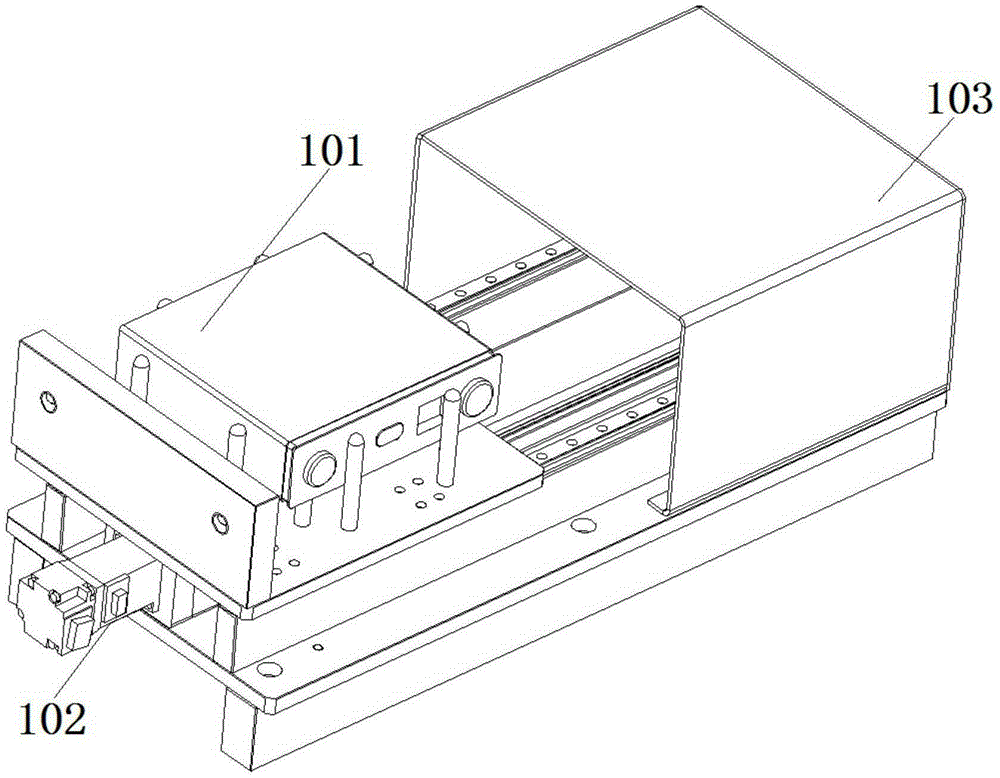 Machine for automatically mounting battery cell of square power battery into shell