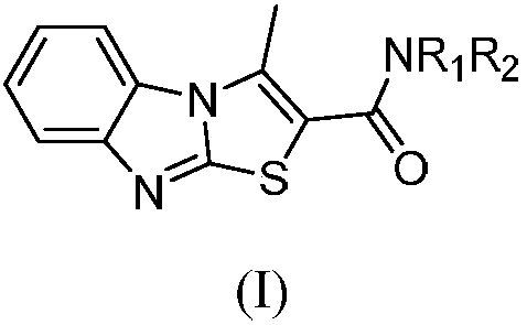 Benzimidazothiazole carboxamide compound and application thereof