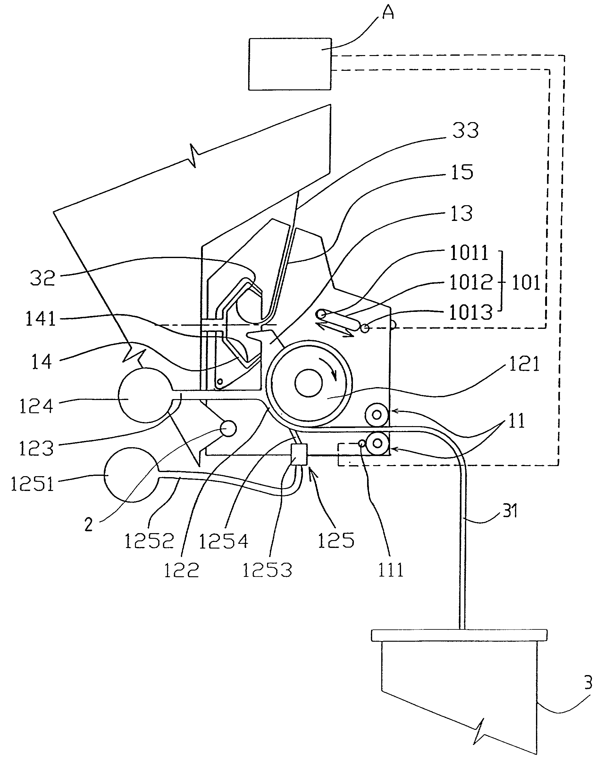 Method of spinning-in yarn on an operating unit of a rotor spinning machine and a device for carrying out the method