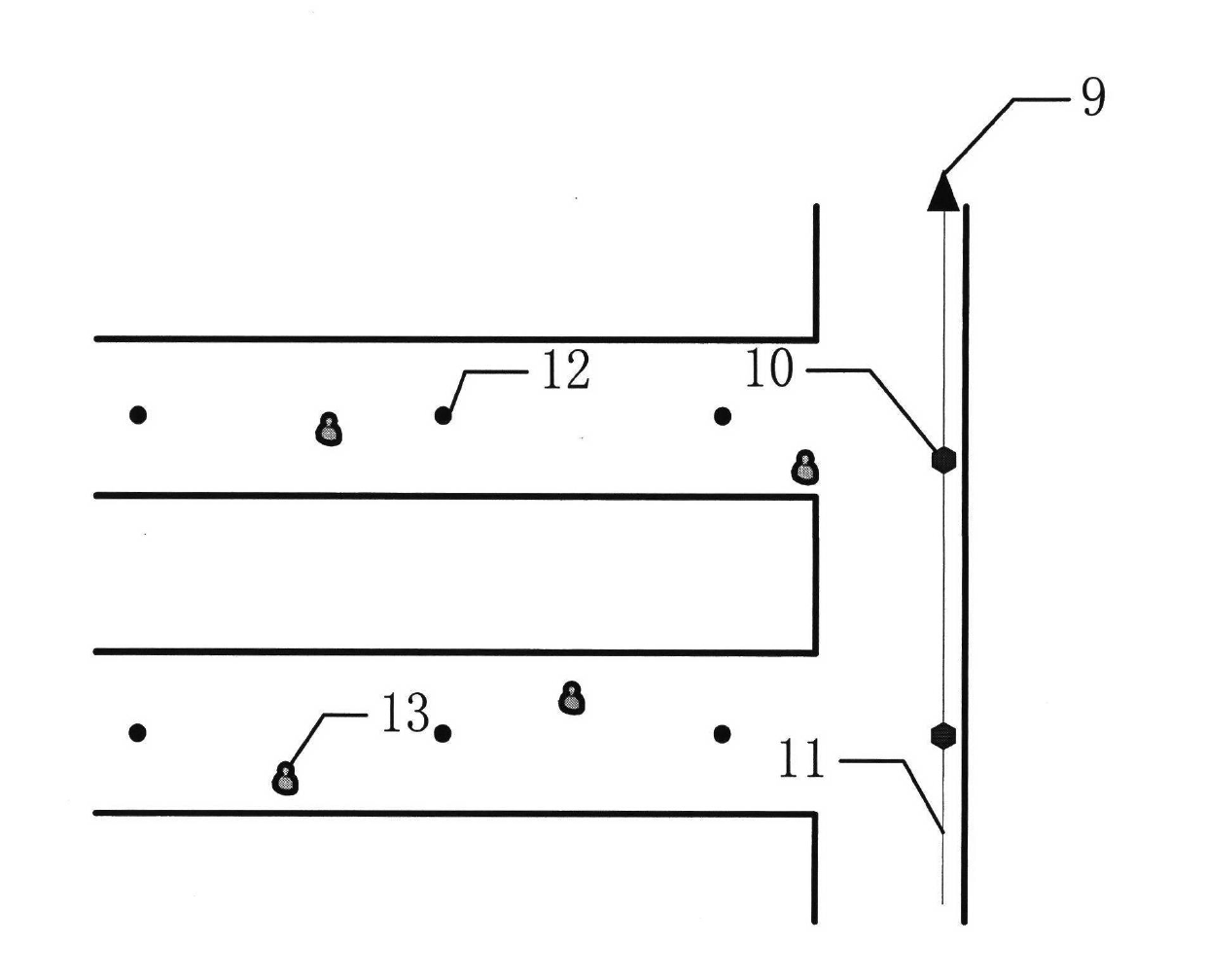 Underground electromagnetic-wave ultrasound united positioning system and method