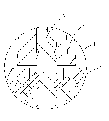 Shimmy drive structure of electric toothbrush