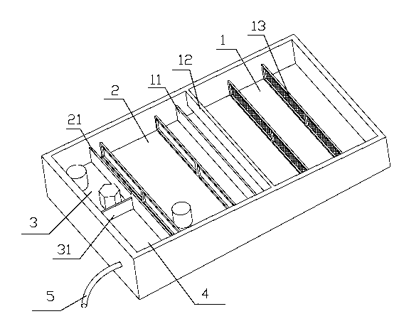 Tunnel sewage treatment device