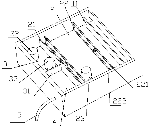 Tunnel sewage treatment device