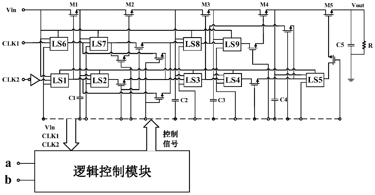 A Reconfigurable Boost Charge Pump Without Threshold Voltage Loss