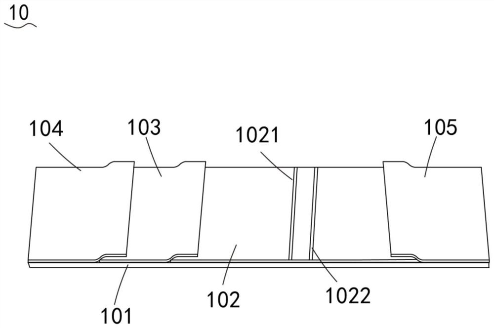 Colloidal gold chromatography reagent strip, preparation method and novel coronavirus antigen detection kit