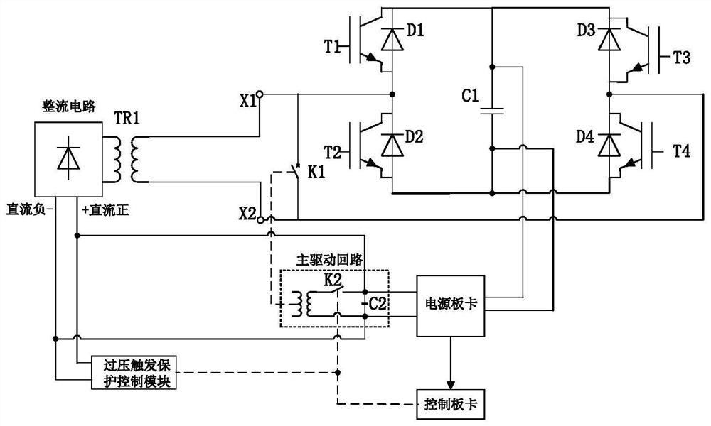 A redundant energy-taking circuit of a power module bypass switch and its control method