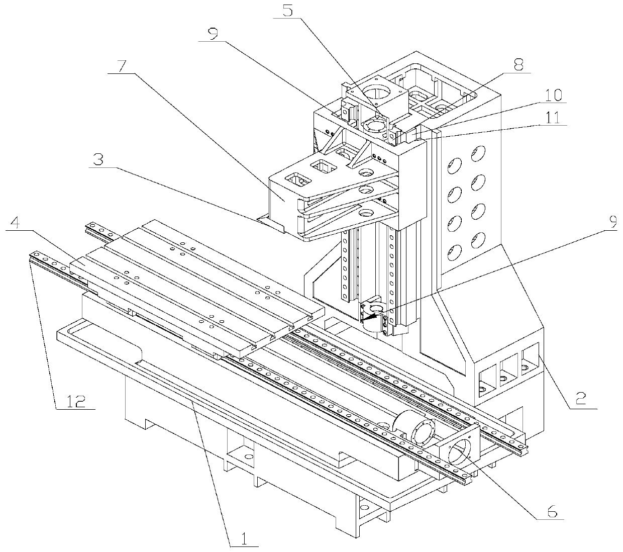 Numerical control relief grinding machine