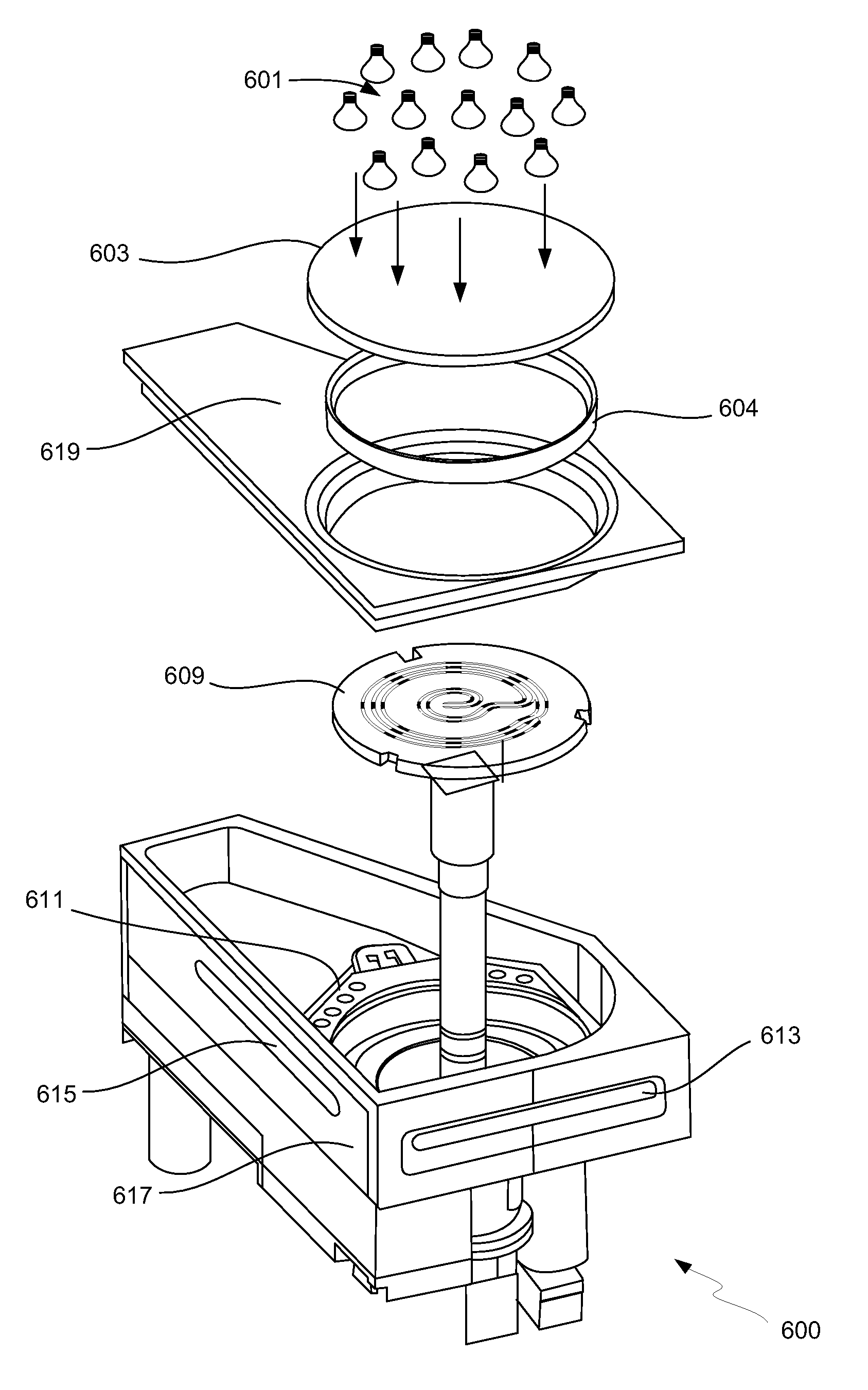 Load lock design for rapid wafer heating