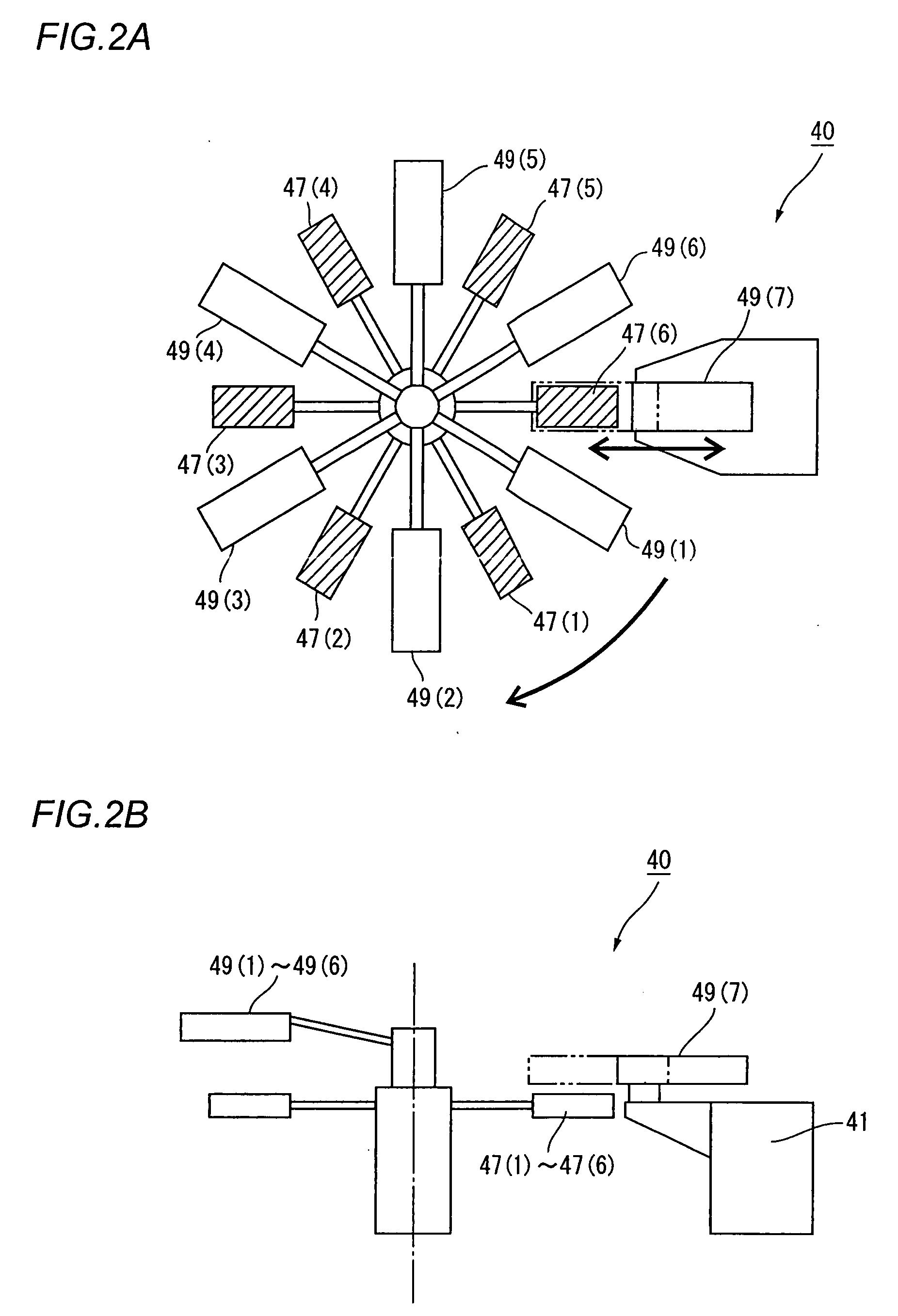 Rotary printing device