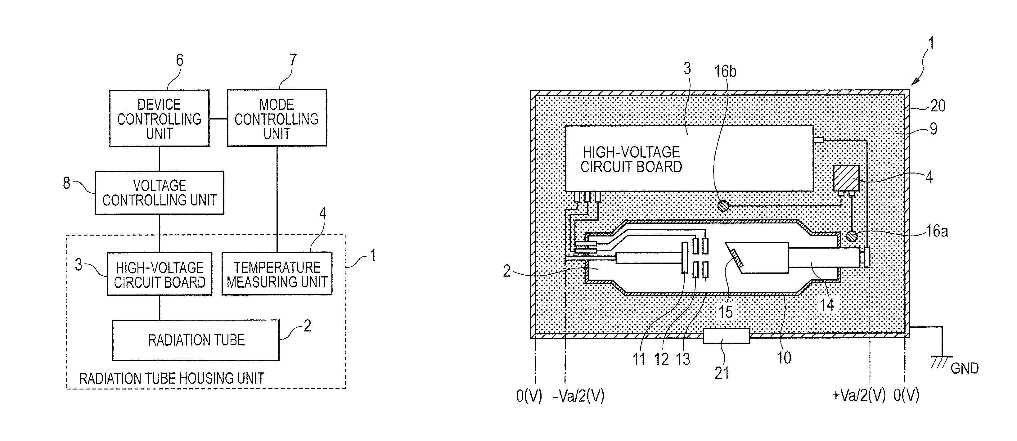 Radiation generating apparatus and radiographing system using the same