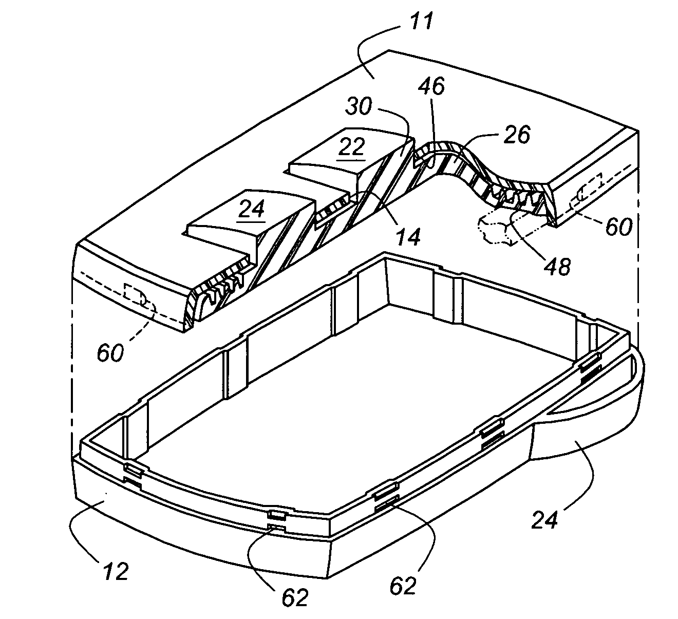 Sealed remote keyless entry device