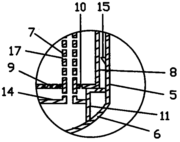 Biological column leaching device