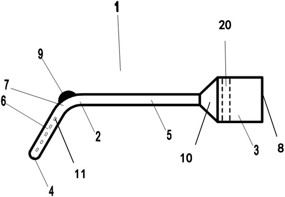 Tenon capsule medicine injection device