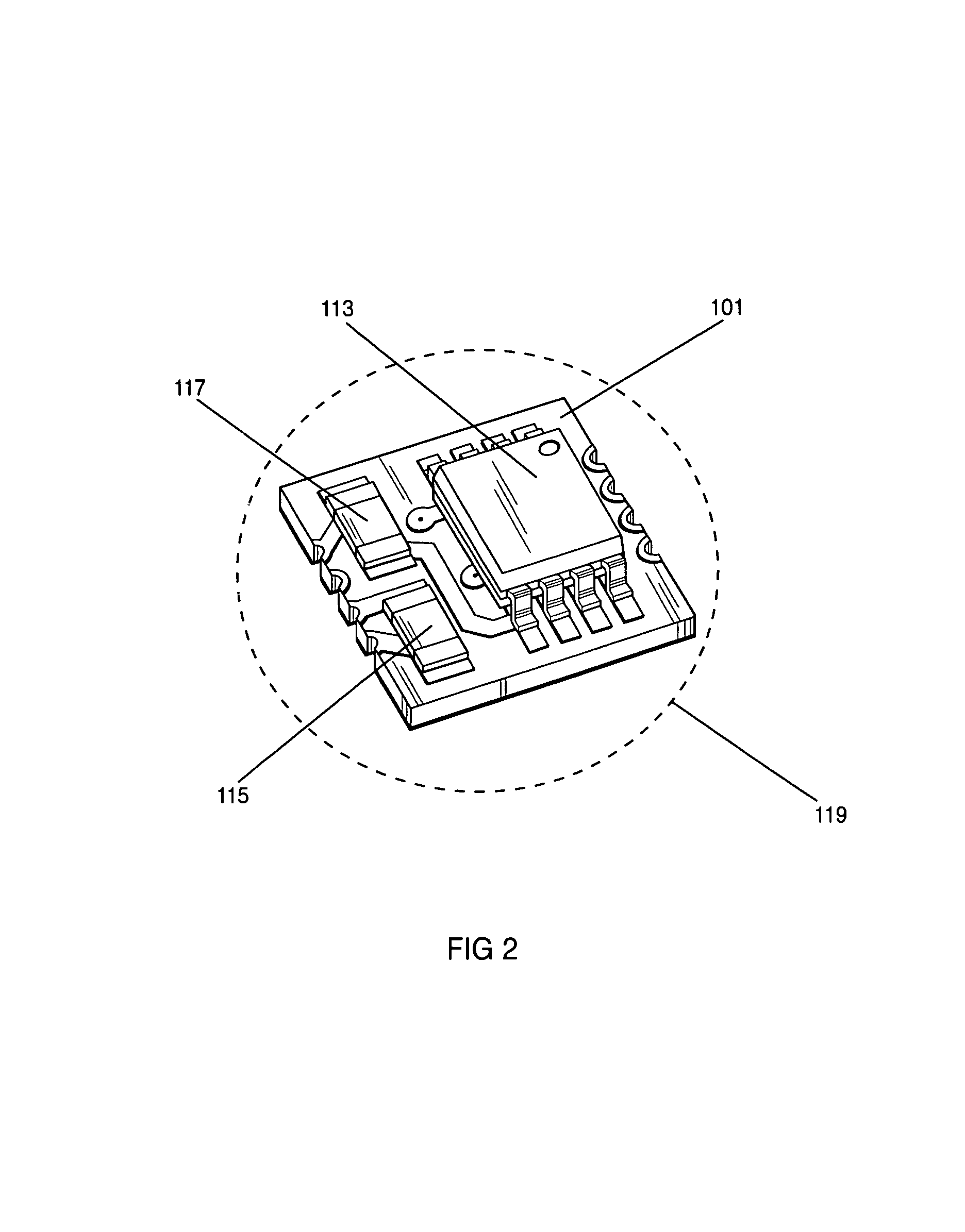 Micro-castellated interposer