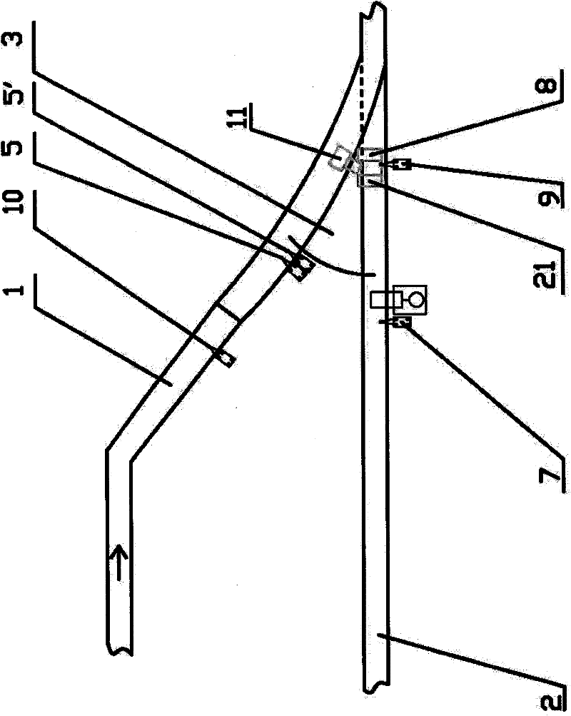 Method and system for transferring push rod chain and friction chain